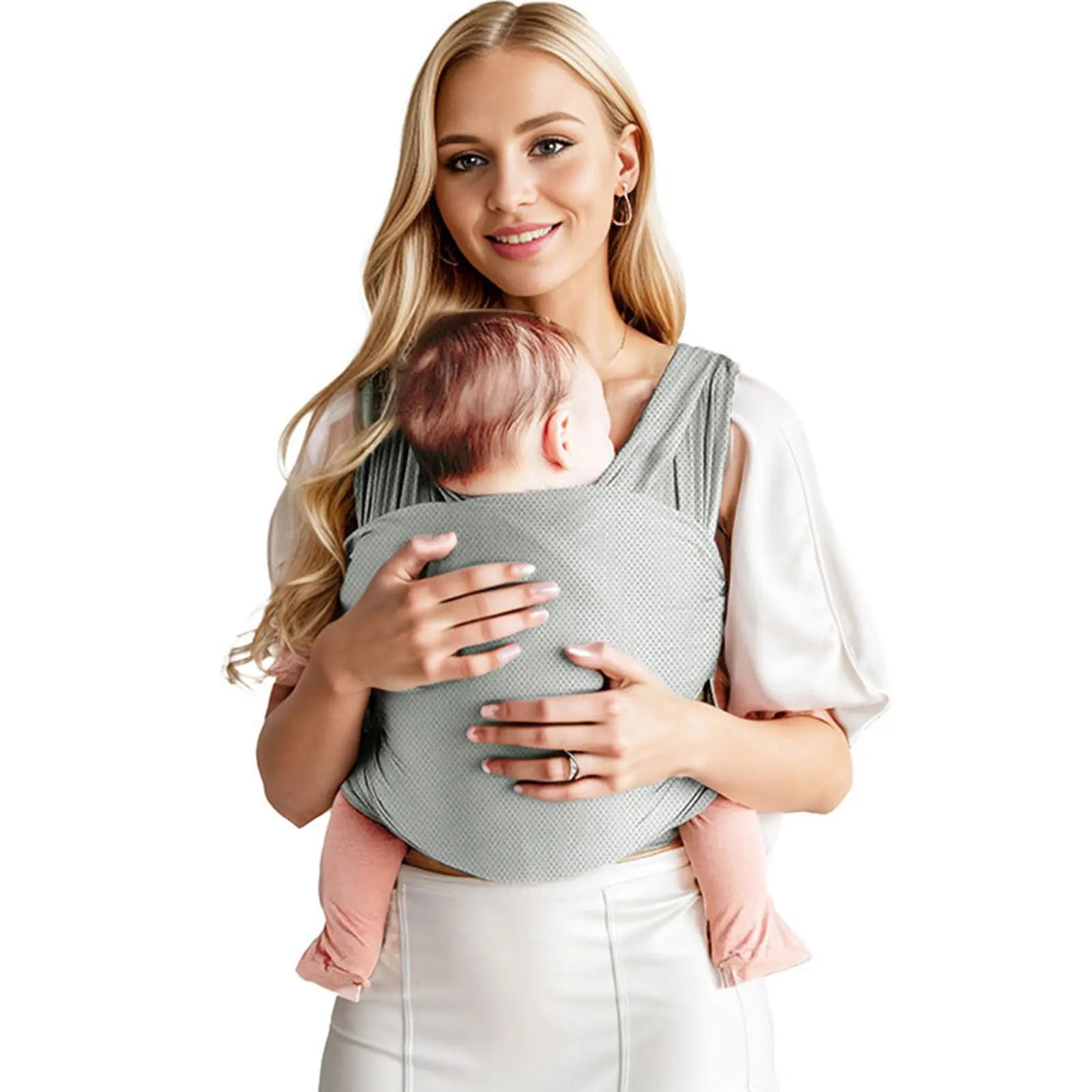 Écharpe de Portage Élastique Tout-en-1 – Confortable, Ergonomique et Respirante