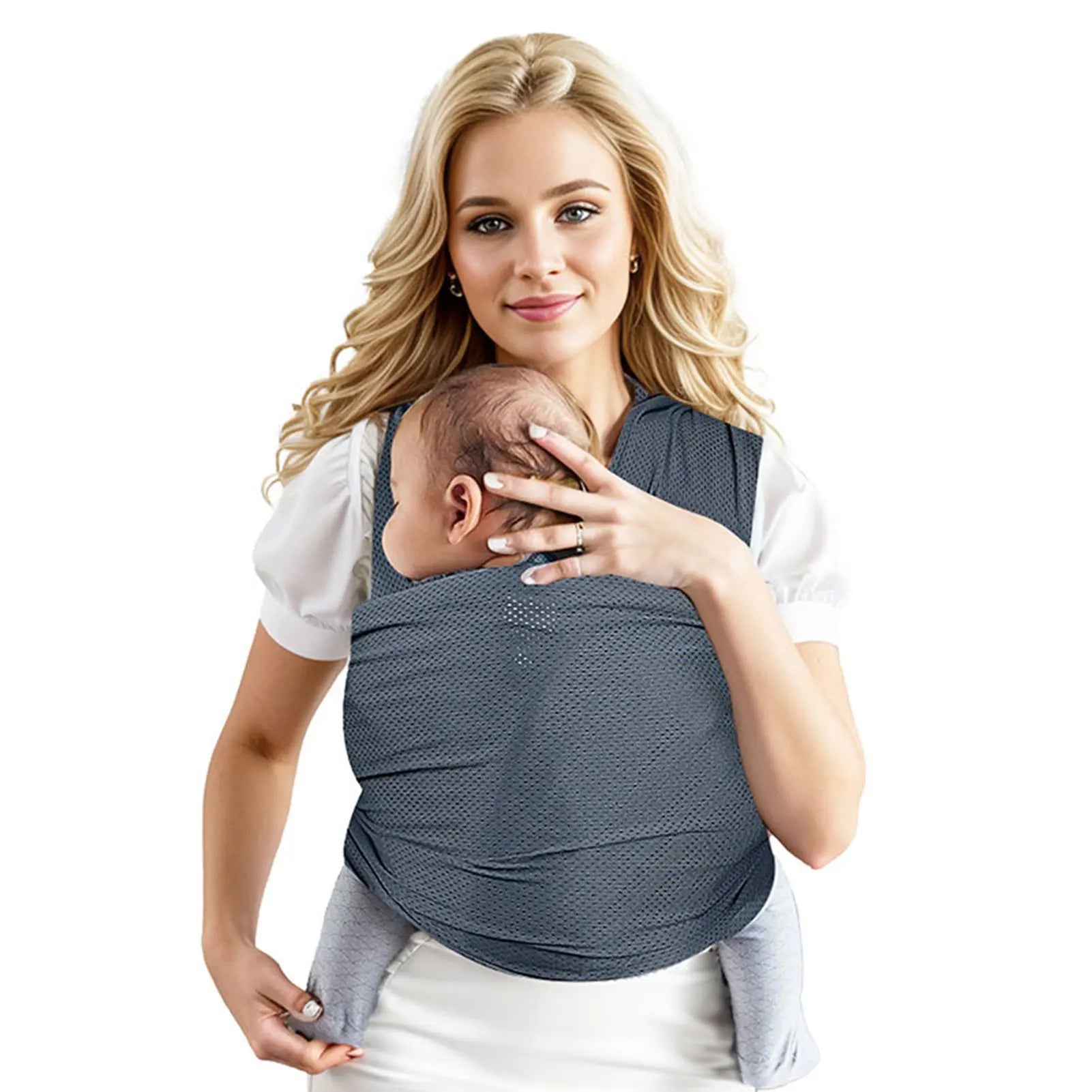 Écharpe de Portage Élastique Tout-en-1 – Confortable, Ergonomique et Respirante