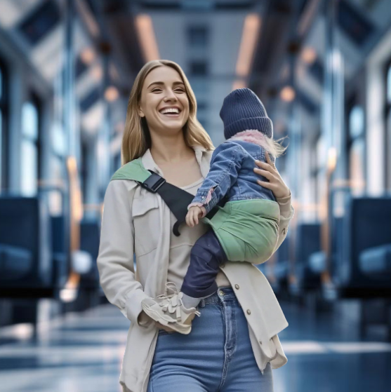 BabyBoum – Le porte-bébé ergonomique jusqu’à 20 kg pour des sorties sereines
